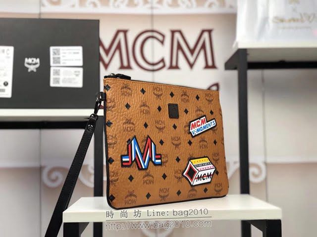 MCM手包 原單 2153貼標 MCMSTARK VICTORY時尚現代手包 3D貼花裝飾 MCM女手拿包  mdmc1259